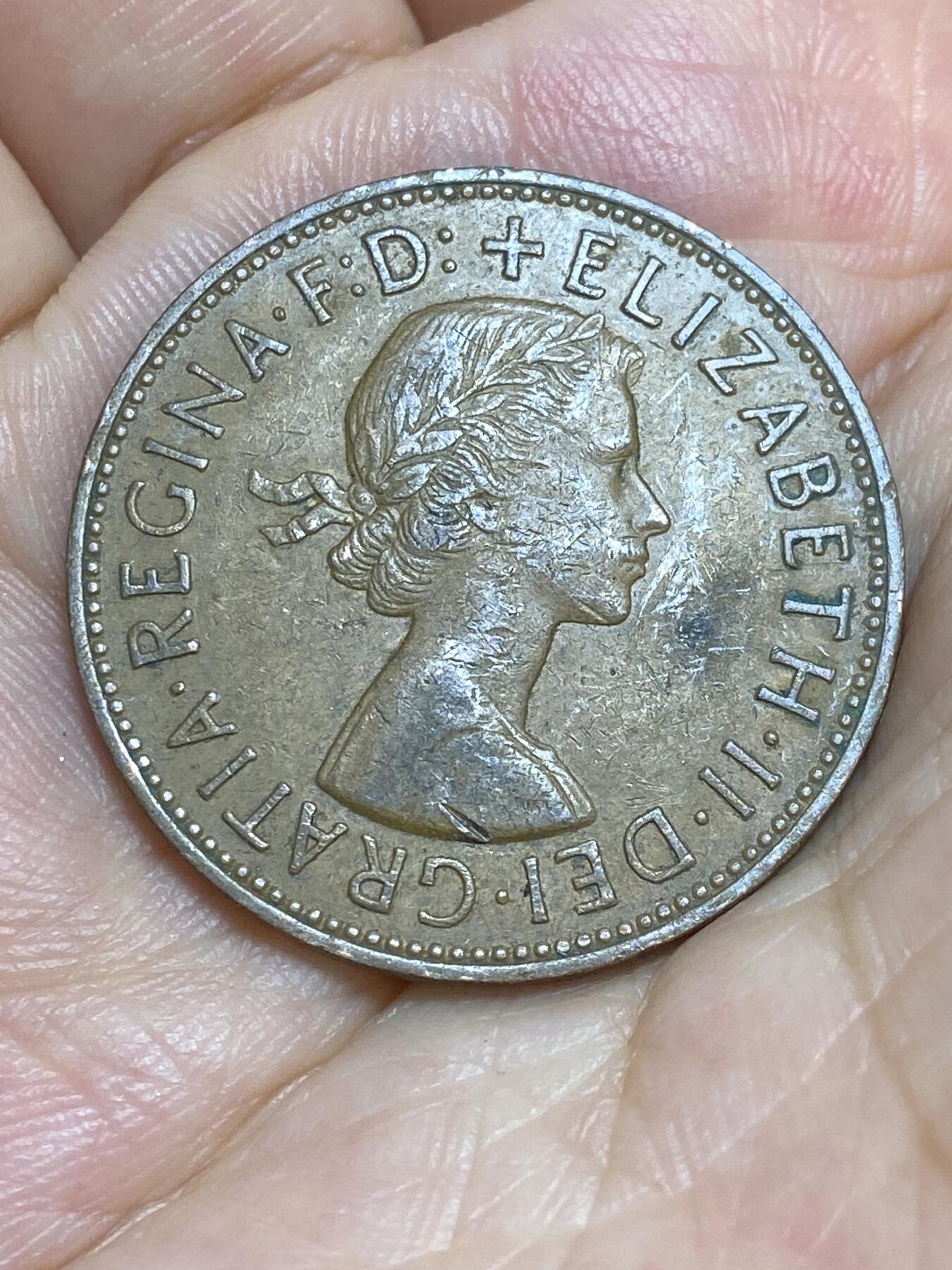 2025年第六十六场(总第九十二场）外国好品散币(免佣金) 英国🇬🇧1963年1便士(伊丽莎白二世青年桂冠)