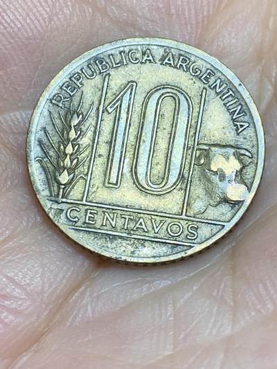 2025年第六十六场(总第九十二场）外国好品散币(免佣金) - 阿根廷🇦🇷1943年10分(铝青铜材质)