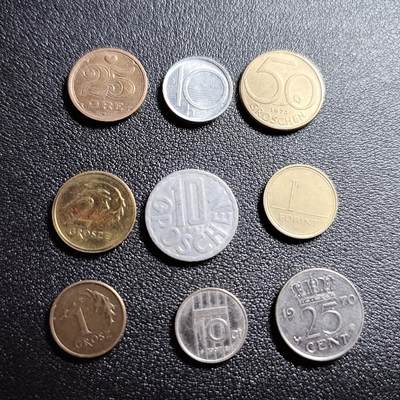 泉币菌-第53场-精品场 - 欧洲散币组合9枚
