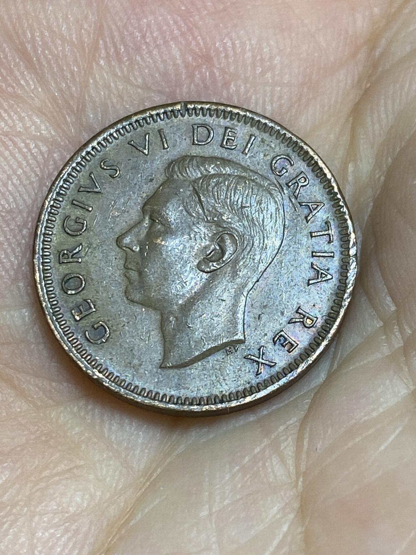 2025年第六十七场(总第九十三场）外国好品散币(免佣金) 加拿大🇨🇦1949年1分(乔治六世时期第二版)