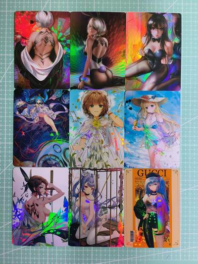 C先生卡牌  第7期 豪杰传亲签·五虎征鸾亲签·西游姬亲签·九州芳华志亲签（持续收拍品。。欢迎送拍） - 兔女郎  游戏动漫同人  妹卡9张