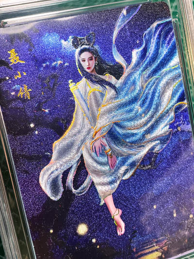 显眼宝23期 都是自己玩的卡 - 【限定编号极品 168/200】百里卡牌 聂小倩 幻彩折光工艺 评级卡