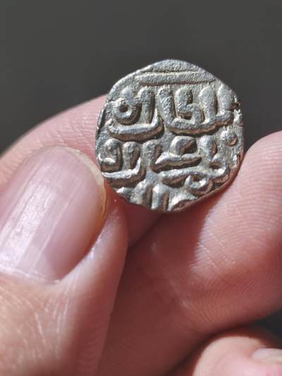 星盘世界钱币7.23古典币专场，本场精品的islamic比较多 - 古印度，德里苏丹二里尔汗银币，应该是吉亚斯丁巴勒班，大约13世纪铸造