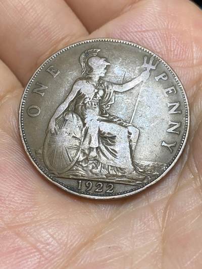 2025年第六十七场(总第九十三场）外国好品散币(免佣金) - 英国🇬🇧1922年1便士(乔治五世第一版)