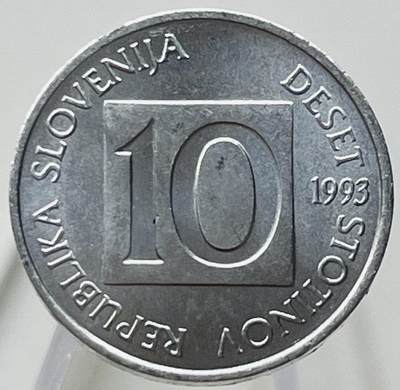 神仙姐姐-中外币专场17 - 1993年斯洛文尼亚10分