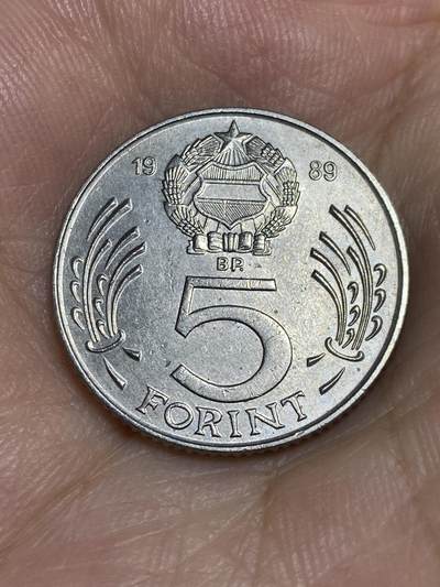 2025年第六十七场(总第九十三场）外国好品散币(免佣金) - 匈牙利🇭🇺1989年5福林
