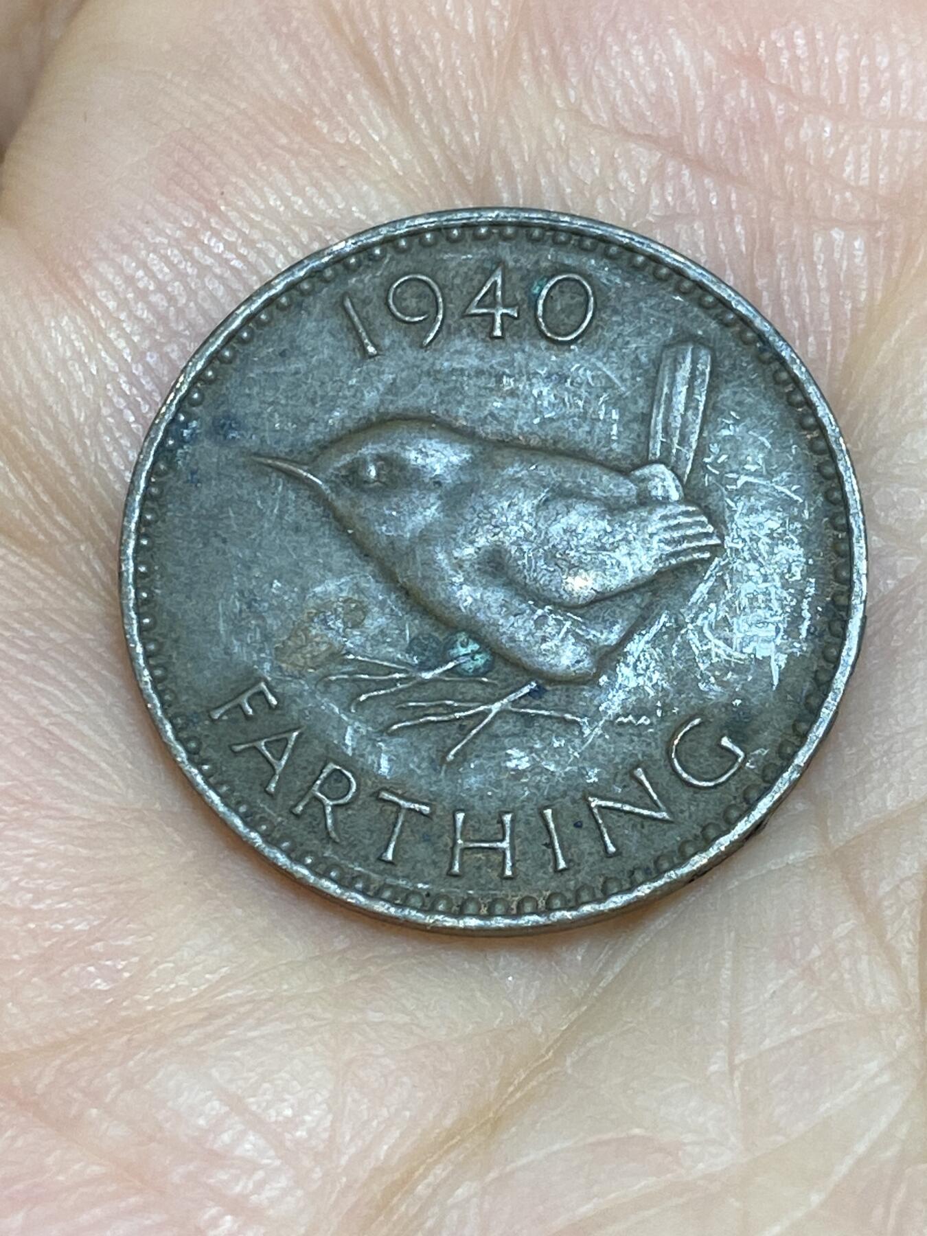 2025年第六十六场(总第九十二场）外国好品散币(免佣金) 英国🇬🇧1940年1法新(乔治六世第一版，印度皇帝加字版)