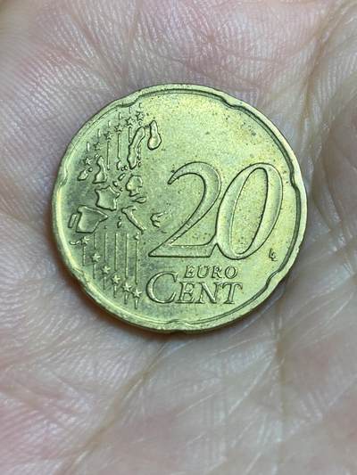 2025年第六十七场(总第九十三场）外国好品散币(免佣金) - 德国🇩🇪2022年20欧分(G标，卡尔斯鲁厄造)