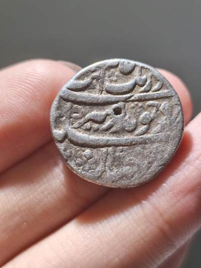 星盘世界钱币7.24古典币专场，本场精品的islamic比较多 - 印度莫卧尔王朝一卢比银币10.84克