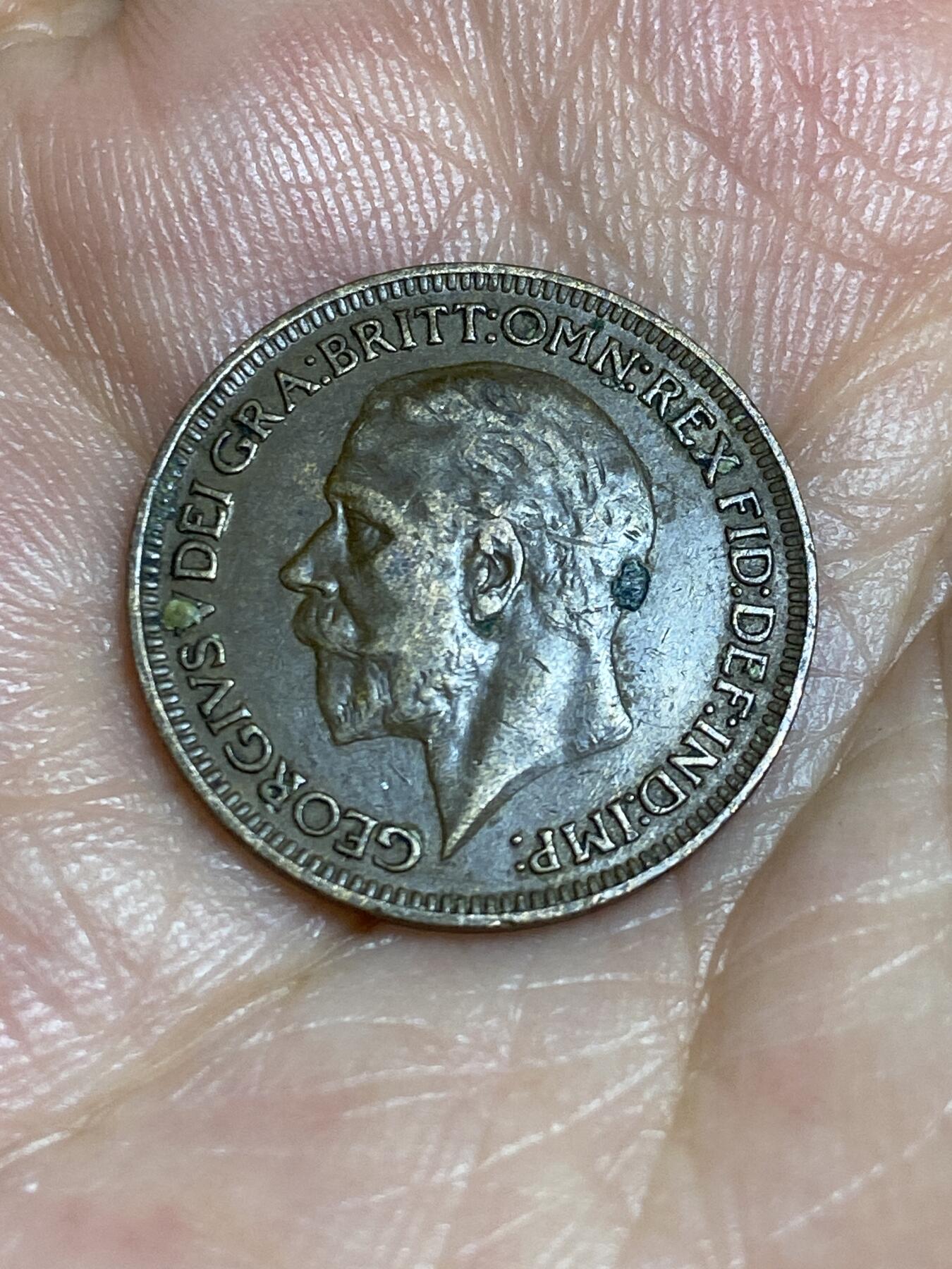 2025年第六十七场(总第九十三场）外国好品散币(免佣金) 英国🇬🇧1928年1法新(乔治五世第三版)