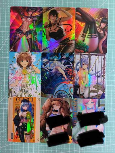 C先生卡牌  第7期 豪杰传亲签·五虎征鸾亲签·西游姬亲签·九州芳华志亲签（持续收拍品。。欢迎送拍） - 游戏动漫同人  热门妹卡9张