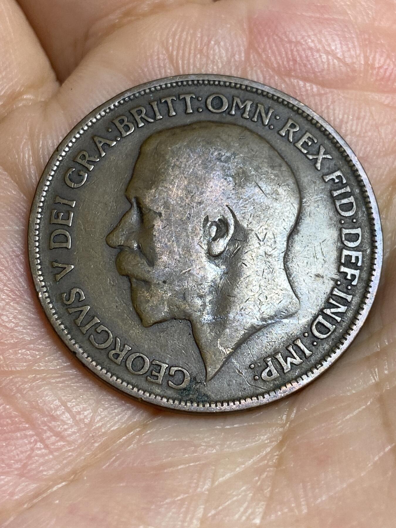 2025年第六十七场(总第九十三场）外国好品散币(免佣金) 英国🇬🇧1914年1便士(乔治五世第一版)