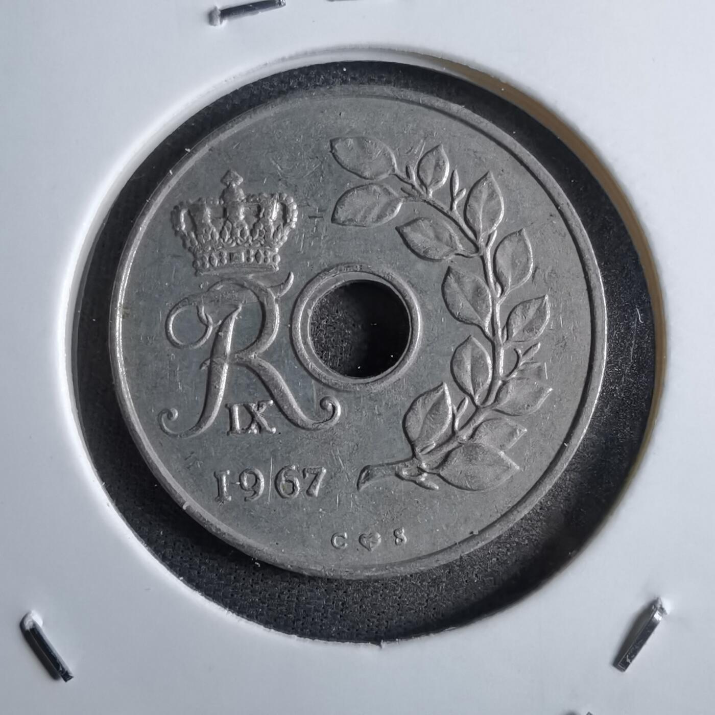 沼泽如烟--第780场 丹麦1967年25欧尔