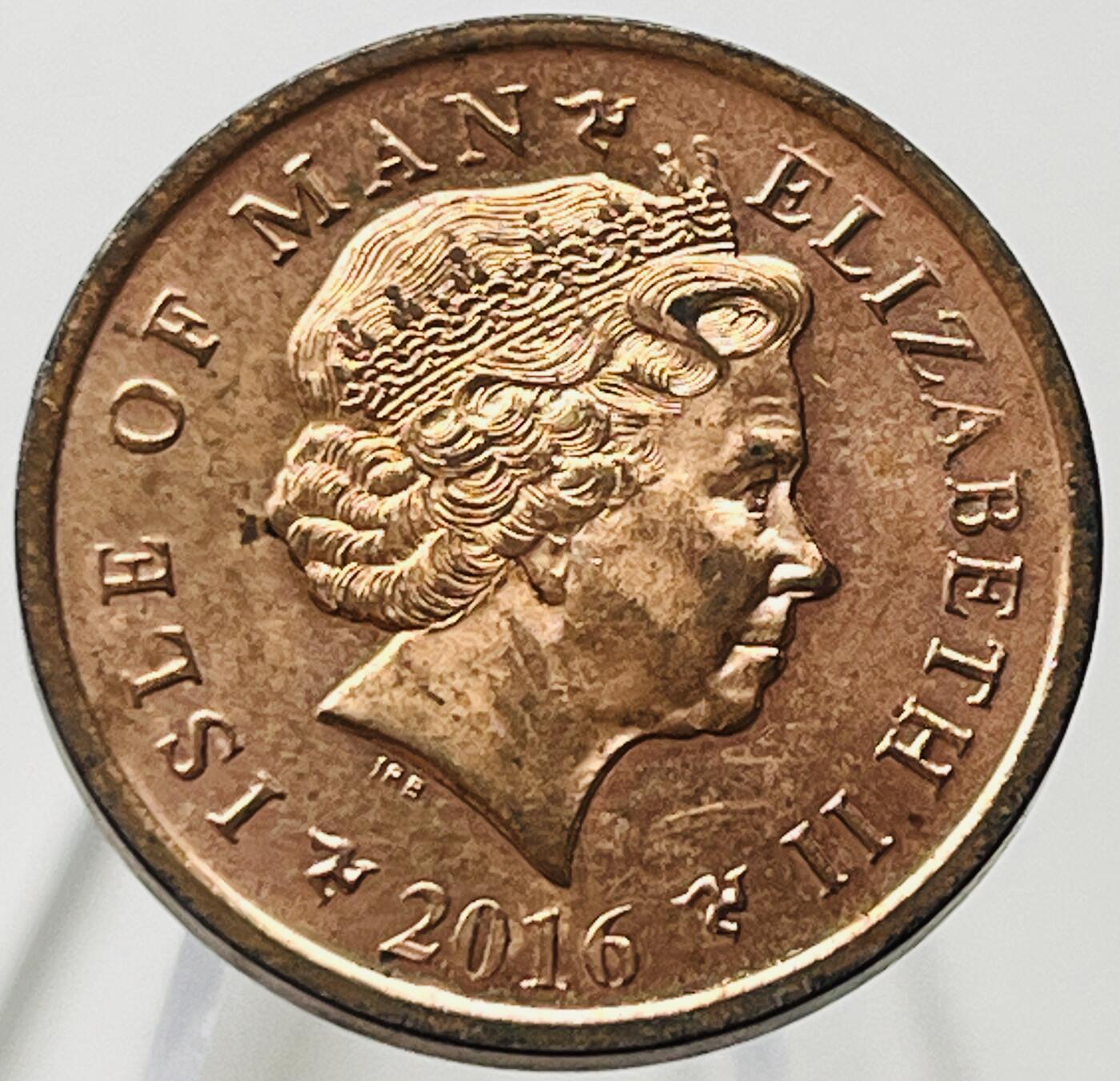 神仙姐姐-中外币专场17 2016年英属马恩岛1便士