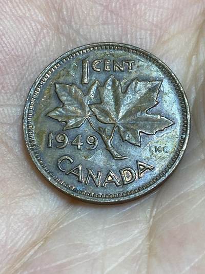 2025年第六十七场(总第九十三场）外国好品散币(免佣金) - 加拿大🇨🇦1949年1分(乔治六世时期第二版)