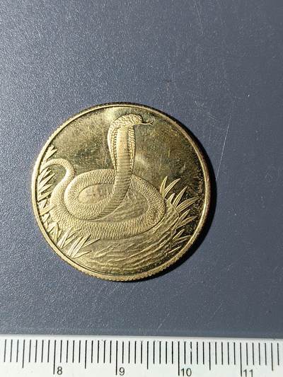 53期回流戒指饰品杂件纪念章丝路钱币专场 - 蛇年纪念章