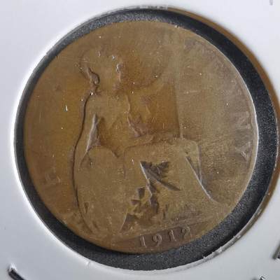沼泽如烟--第779场 - 英国1912年半便士