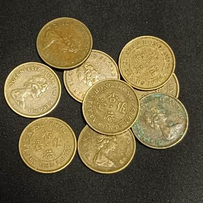【游宝拍卖】乙巳蛇年58期 周一集拍 福袋卡包 - 香港5毫 D组