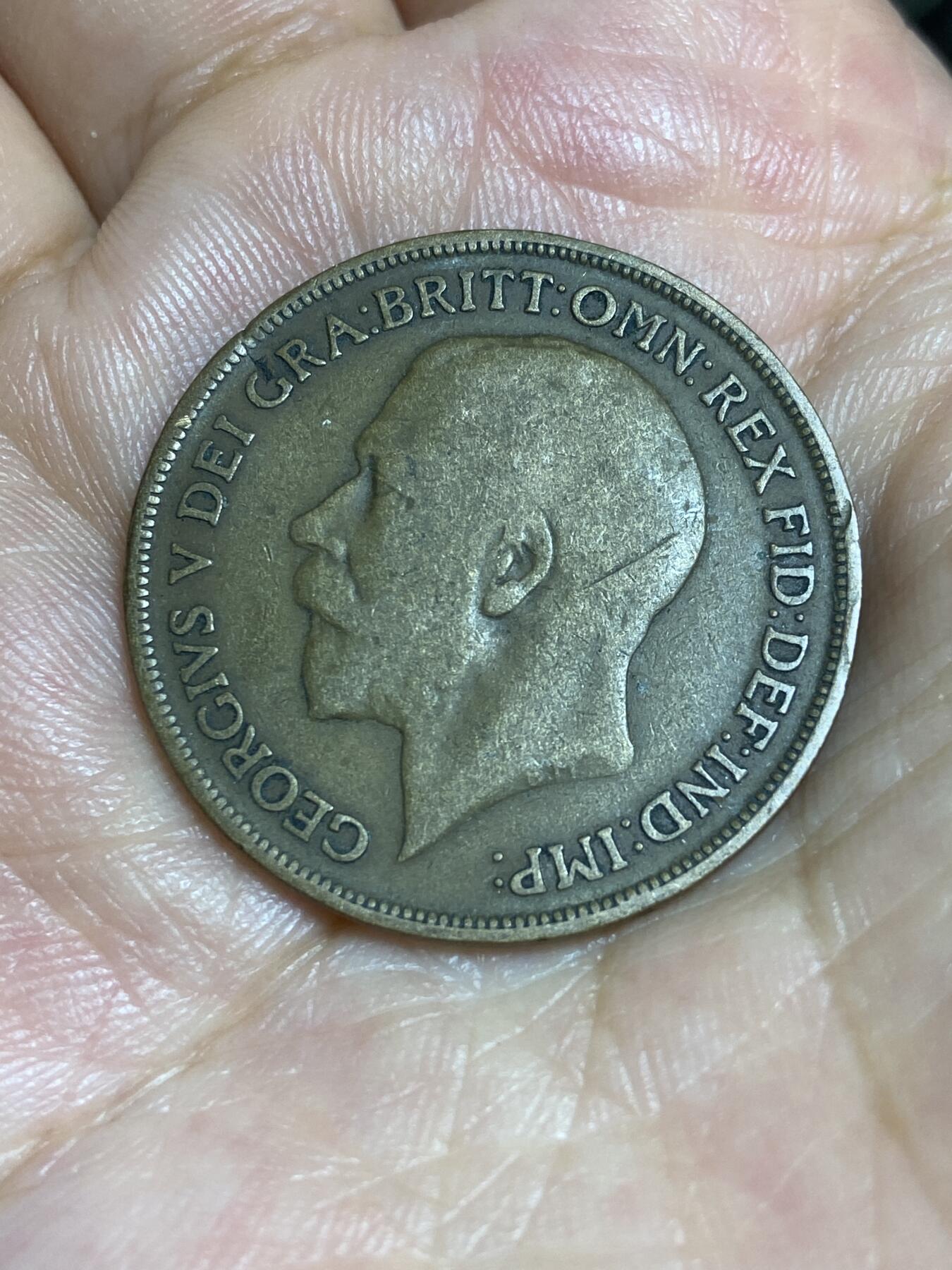 2025年第六十七场(总第九十三场）外国好品散币(免佣金) 英国🇬🇧1915年1便士(乔治五世第一版)