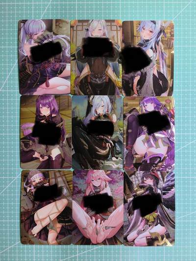 C先生卡牌  第7期 豪杰传亲签·五虎征鸾亲签·西游姬亲签·九州芳华志亲签（持续收拍品。。欢迎送拍） - 【炫光】原神  游戏同人  奈卡9张