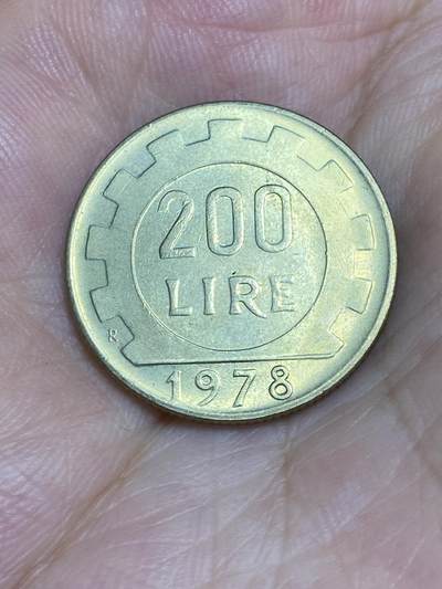 2025年第六十七场(总第九十三场）外国好品散币(免佣金) - 意大利🇮🇹1978年200里拉