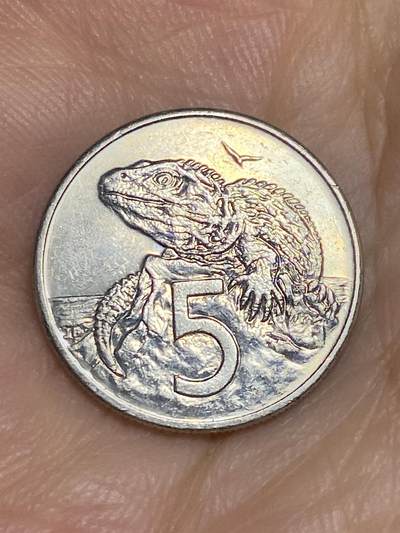 2025年第六十七场(总第九十三场）外国好品散币(免佣金) - 新西兰🇳🇿1989年5分(伊丽莎白二世中年高冠)