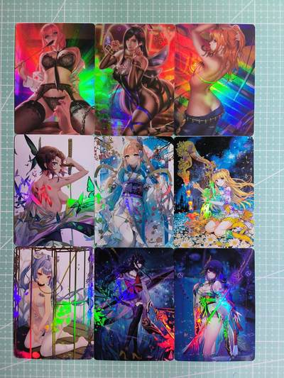 C先生卡牌  第7期 豪杰传亲签·五虎征鸾亲签·西游姬亲签·九州芳华志亲签（持续收拍品。。欢迎送拍） - 办公室御姐+娜美  动漫妹卡9张
