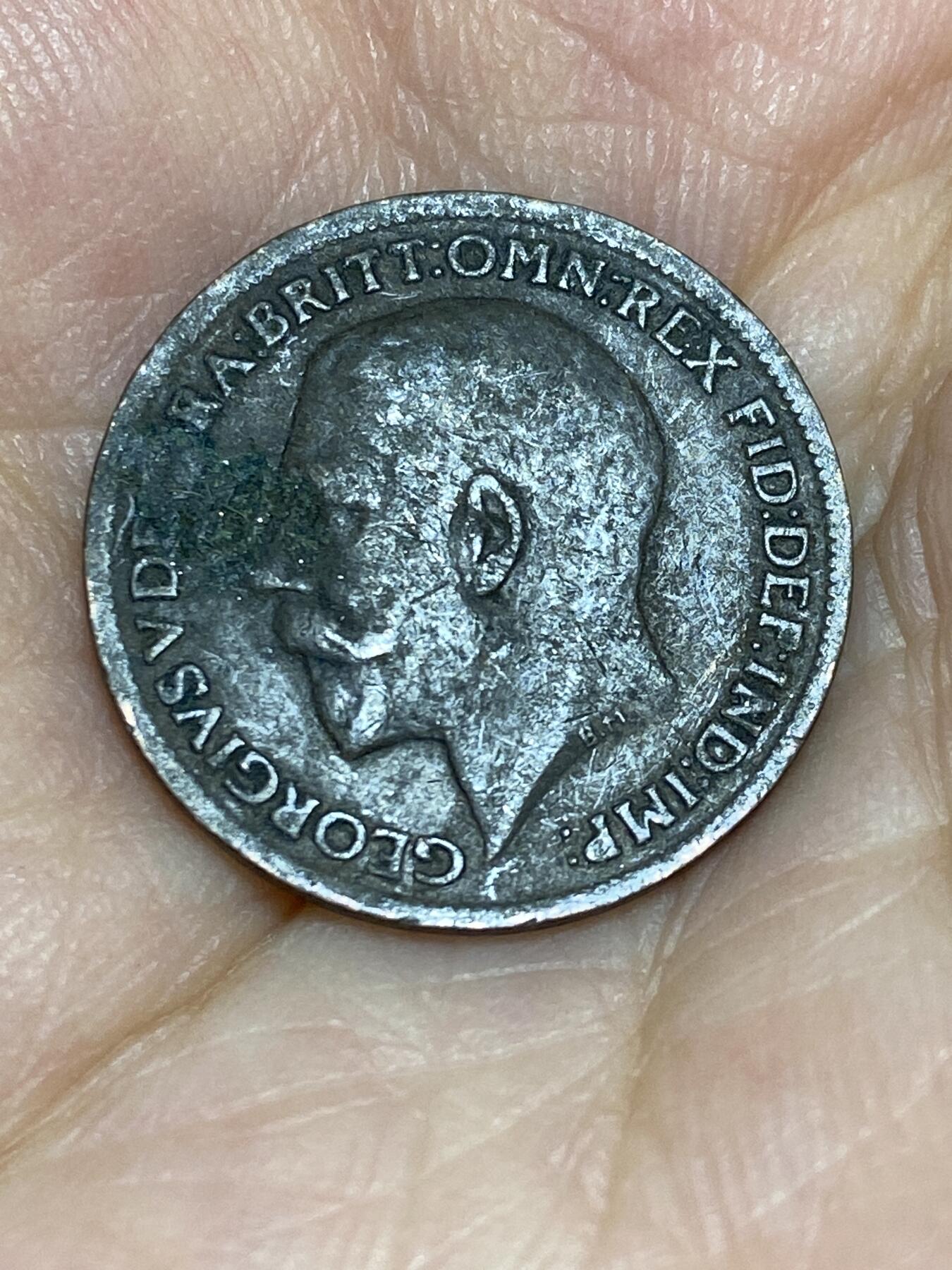 2025年第六十六场(总第九十二场）外国好品散币(免佣金) 英国🇬🇧1918年1法新(乔治五世第二版，首发年)