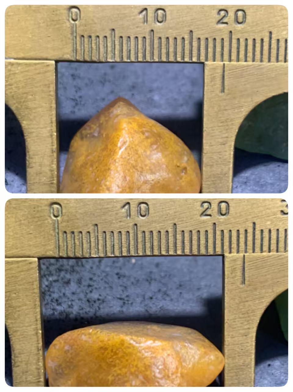 放福利！精美天然冻料黄金草花纹阿拉善玛瑙原石一颗，