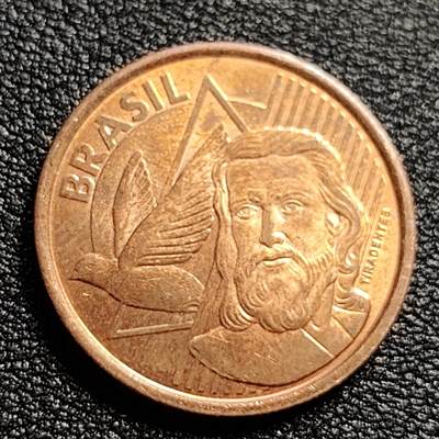 泉币菌-第54场-各国散币场 - 巴西5分 席尔瓦middot 沙维尔 巴西独立之父 直径22mm