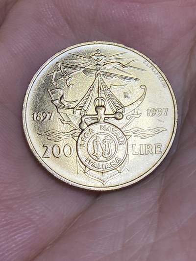 2025年第六十七场(总第九十三场）外国好品散币(免佣金) - 意大利🇮🇹1997年200里拉