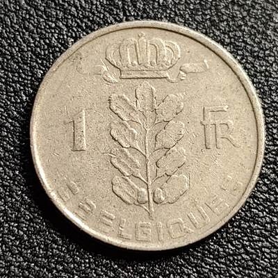 泉币菌-第54场-各国散币场 - 比利时1955年1法郎 谷物女神 法文版 铜镍币 