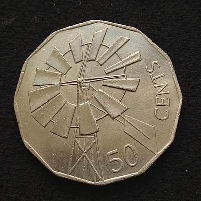 【全场包邮】纯粹捡漏拍443场 - 澳大利亚2002年50分内陆年纪念币