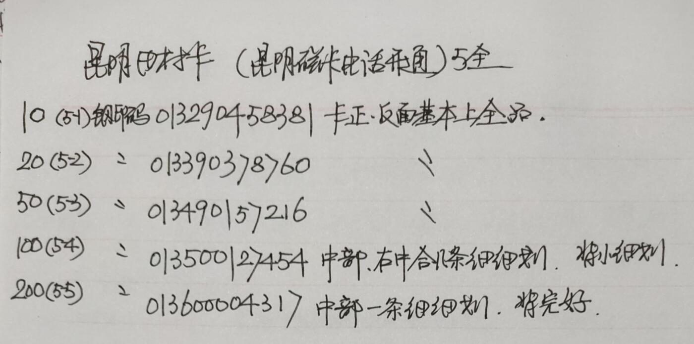 公藏第52期裸卡拍卖