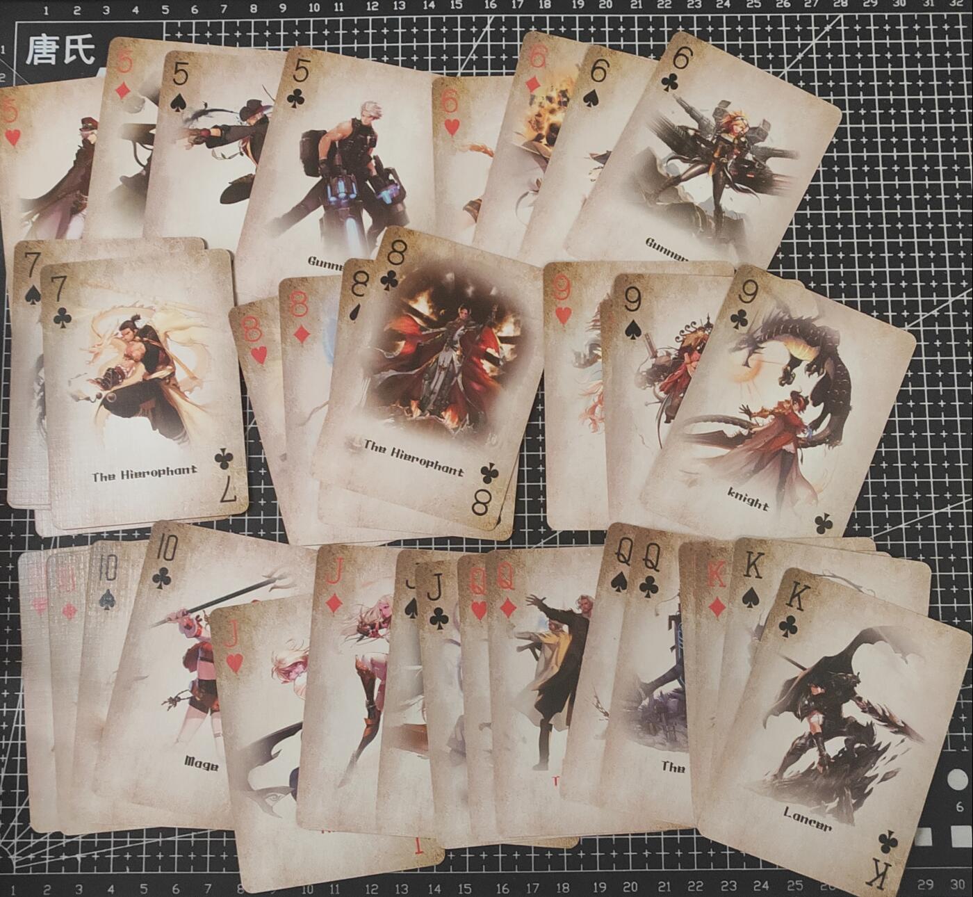 铃鹿第五期（提示一：自制卡难免瑕疵，可能存在撞角爆边等出厂瑕疵，介意慎拍；提示二：参拍请慎重，跑单押金不退的）） DNF官周三绝扑克