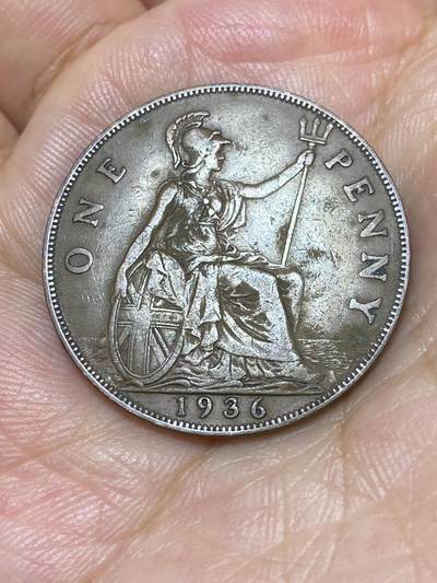 2025年第六十七场(总第九十三场）外国好品散币(免佣金) - 英国🇬🇧1936年1便士(乔治五世逝世年，第三版关门年)