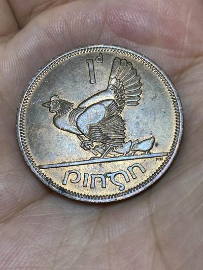 2025年第六十七场(总第九十三场）外国好品散币(免佣金) - 好品–爱尔兰🇮🇪1966年1便士大铜币(共和国时期)
