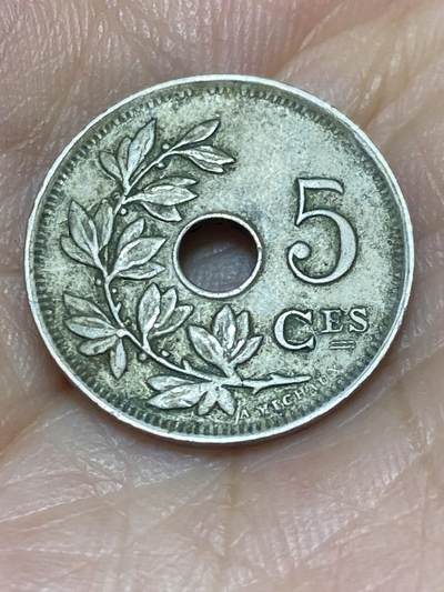 2025年第六十八场(总第九十四场）外国好品散币(免佣金) - 比利时🇧🇪1923年5分(阿尔贝一世时期，法语版)