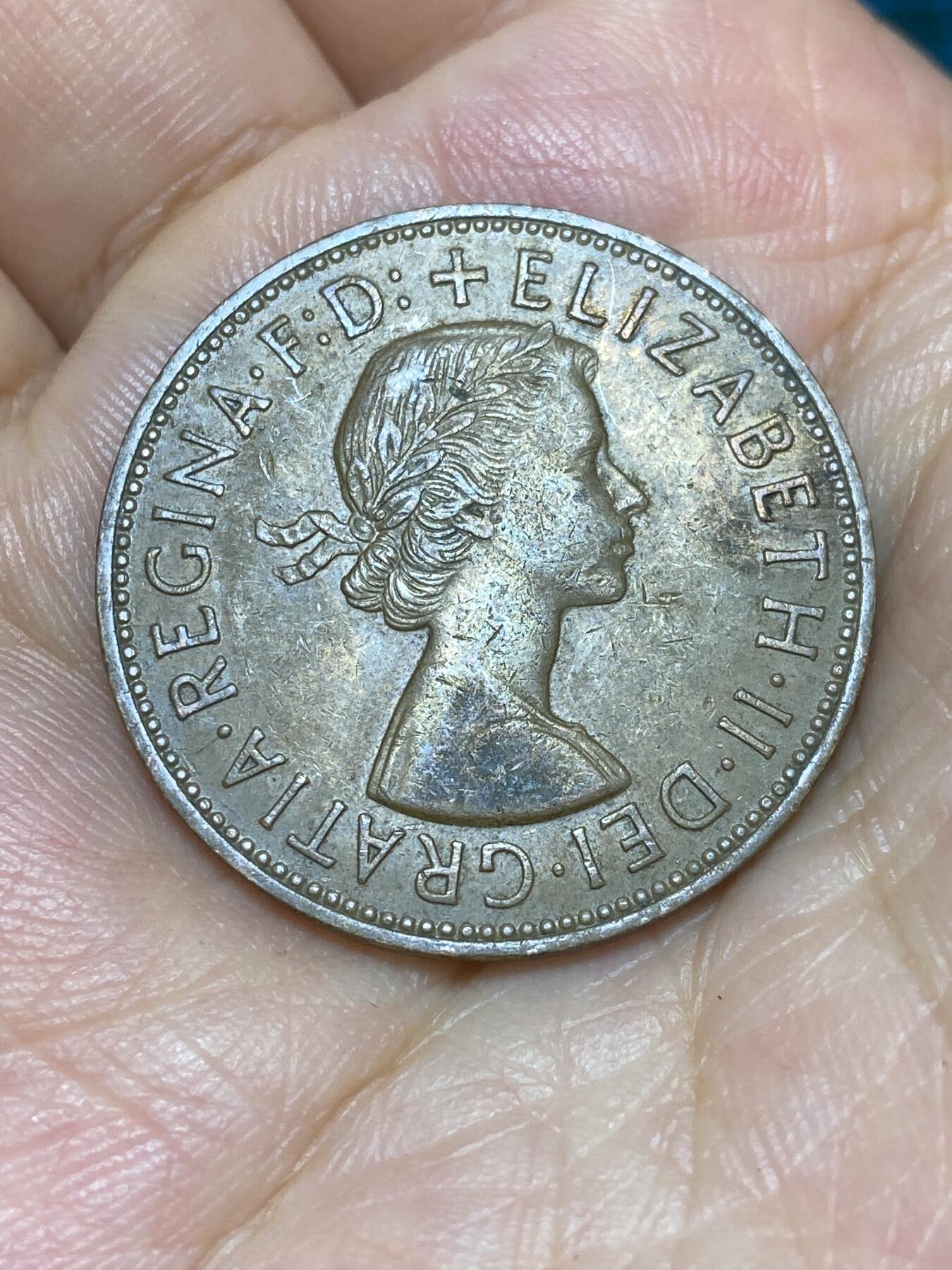 2025年第六十七场(总第九十三场）外国好品散币(免佣金) 英国🇬🇧1963年1便士(伊丽莎白二世青年桂冠)