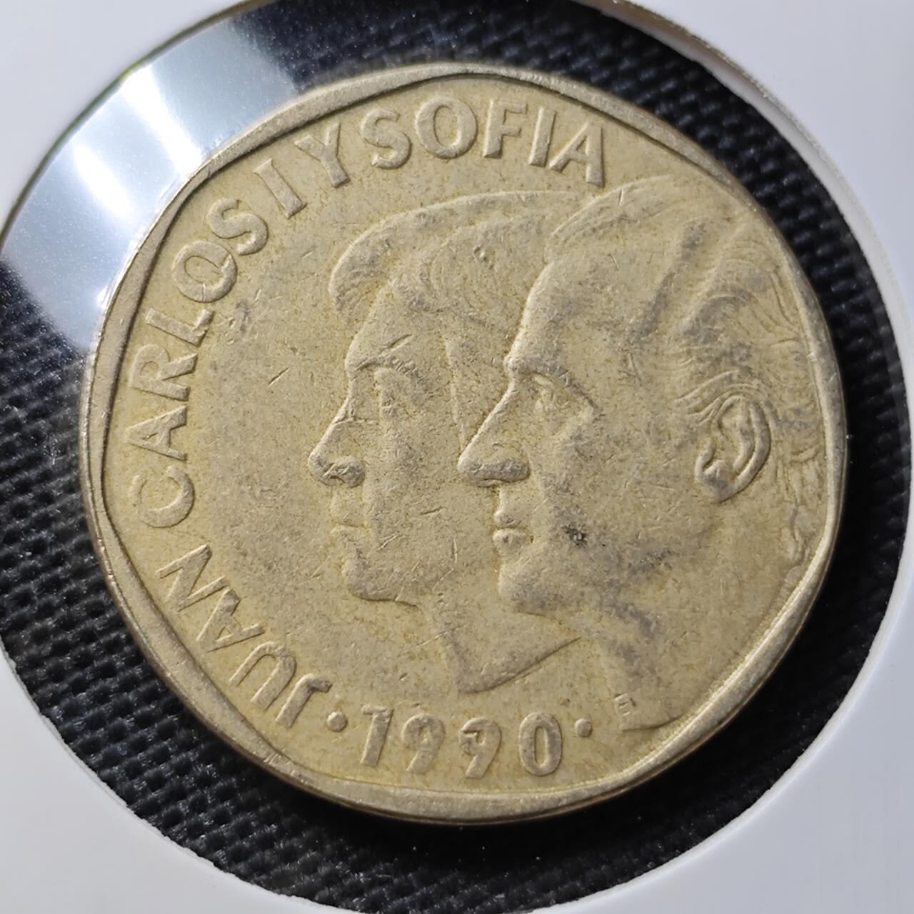KK钱币收藏小铺 第308期 2月预留时间 周末发货 1990西班牙500比赛塔 