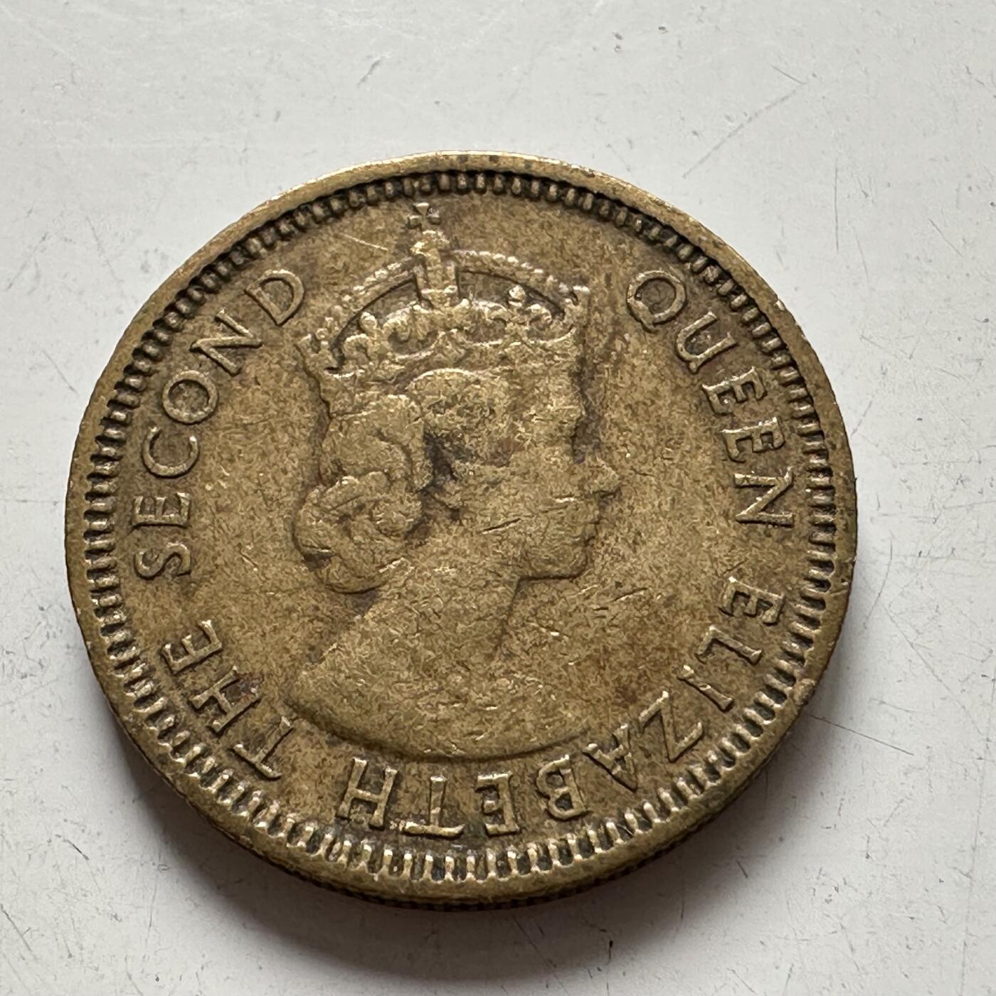 🌹外币初藏🌹🐯2025年第77场  每周二四六晚8️⃣点 接代拍 香港1958年五仙