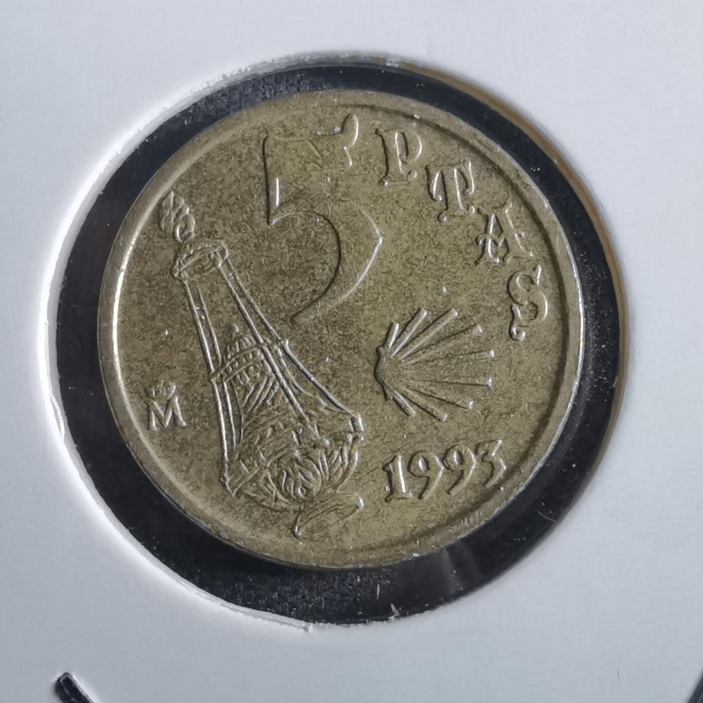 沼泽如烟--第781场 西班牙1993年5比塞塔