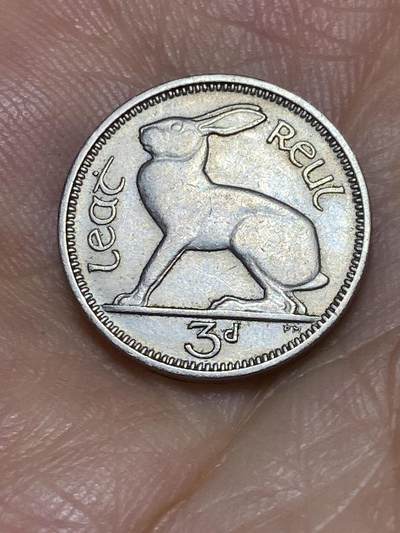 2025年第六十七场(总第九十三场）外国好品散币(免佣金) - 爱尔兰🇮🇪1962年3便士(共和国时期第一套第二版)