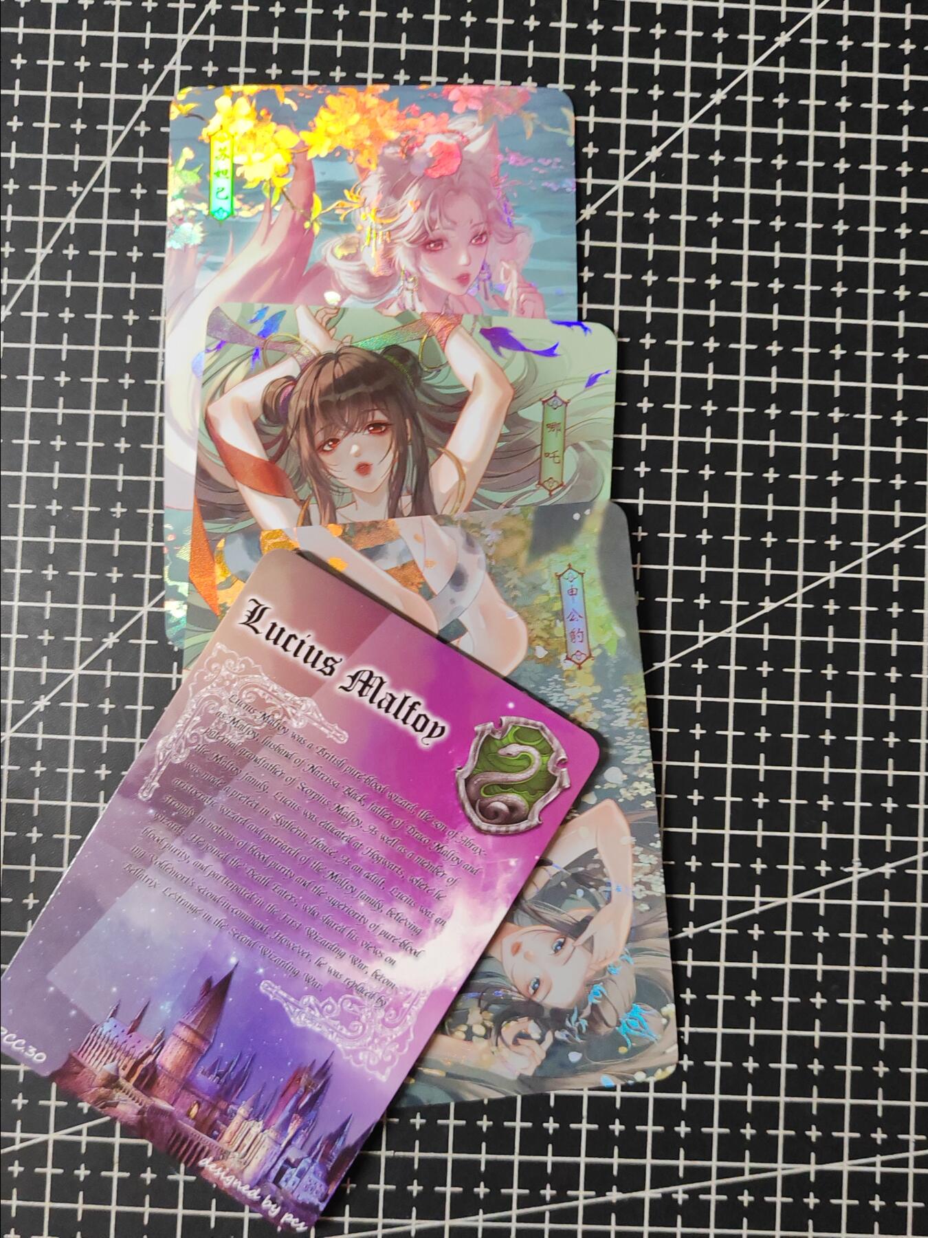 铃鹿第五期（提示一：自制卡难免瑕疵，可能存在撞角爆边等出厂瑕疵，介意慎拍；提示二：参拍请慎重，跑单押金不退的）） 墨欲封神艺术版特藏卡第一弹