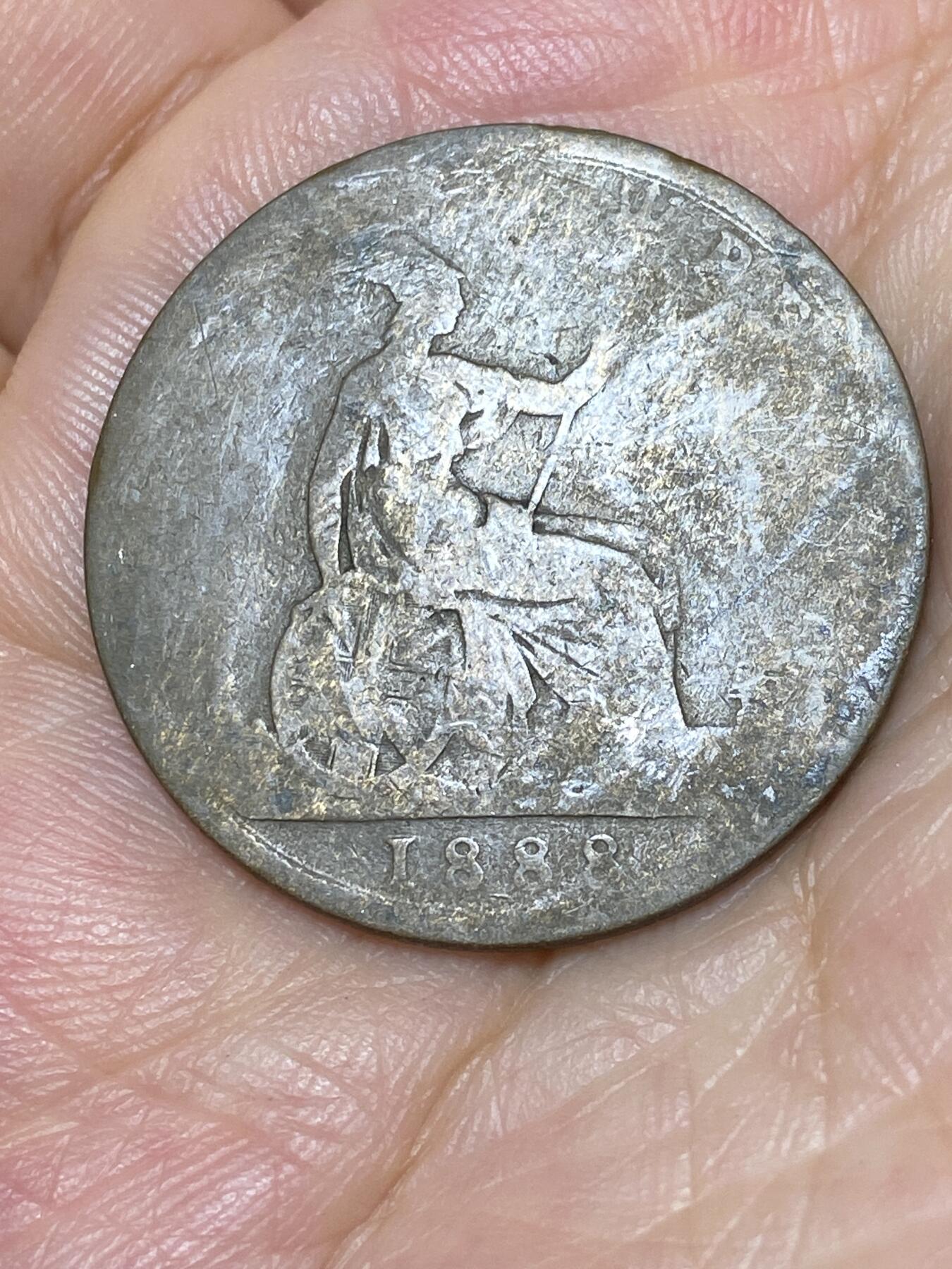 2025年第六十七场(总第九十三场）外国好品散币(免佣金) 英国🇬🇧1888发财年1便士(维多利亚女王中年，第三版)