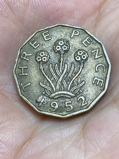 2025年第六十七场(总第九十三场）外国好品散币(免佣金) - 英国🇬🇧1952年3便士(乔治六世第二版，关门年)