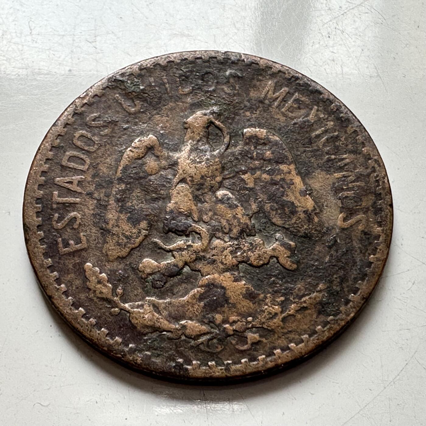 🌹外币初藏🌹🐯2025年第77场  每周二四六晚8️⃣点 接代拍 墨西哥1927年2分