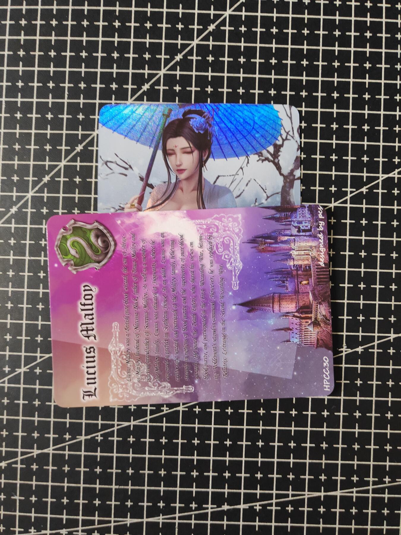 铃鹿第五期（提示一：自制卡难免瑕疵，可能存在撞角爆边等出厂瑕疵，介意慎拍；提示二：参拍请慎重，跑单押金不退的）） 白素贞艺术彩闪单卡