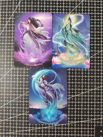 铃鹿第五期（提示一：自制卡难免瑕疵，可能存在撞角爆边等出厂瑕疵，介意慎拍；提示二：参拍请慎重，跑单押金不退的）） - 大话西游彩闪小套卡