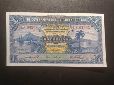 2025七月第二期（总第184期） - 英属特立尼达和多巴哥1942年1元AUNC，英国殖民史和总督府徽章